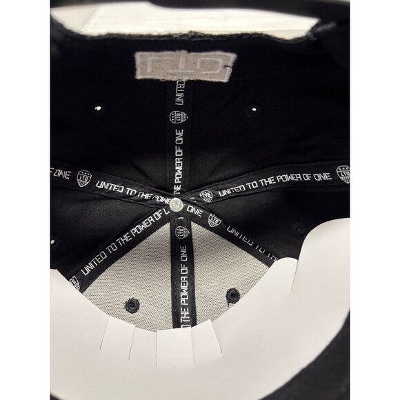 Live The Deen Mesh Snapback Hat Embroidered Design In Black & White - Picture 7 of 8